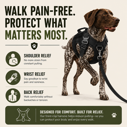 No-Pull Tactical Heavyhounds Dog Harness